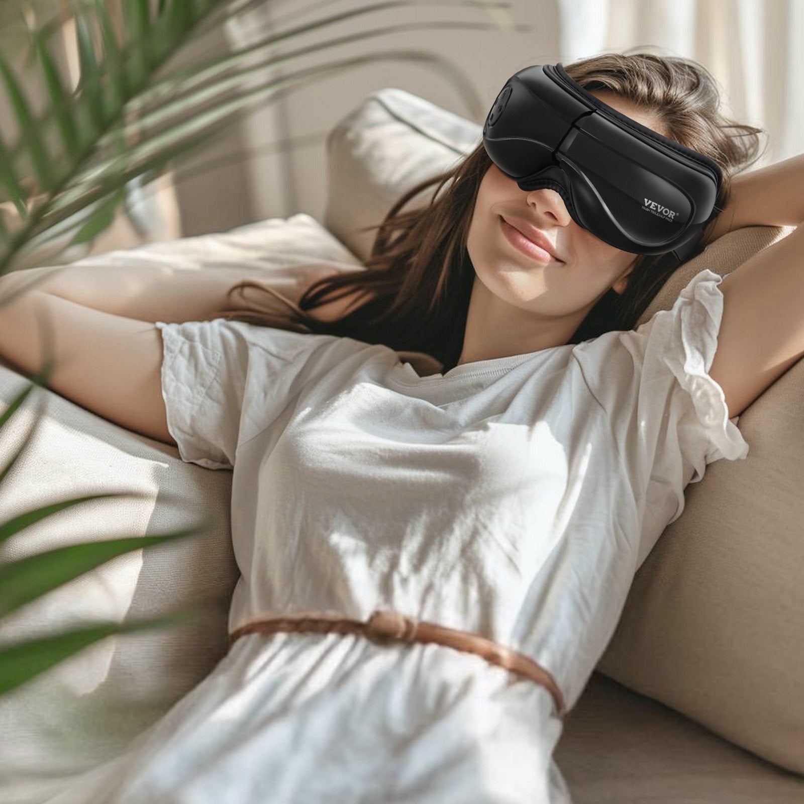 NEW Eye Massager With Heat & Remote Eye Care Device 5 Modes Bluetooth Music