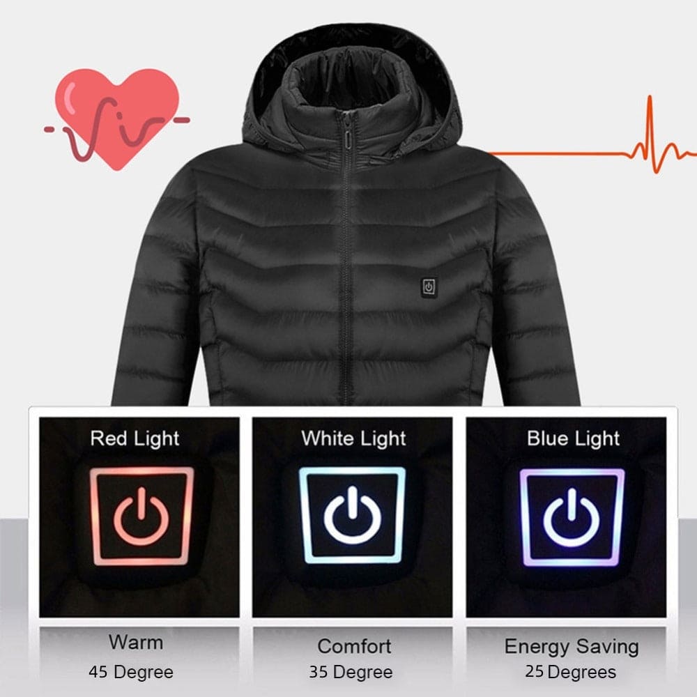 USB Electric Jacket Cotton Coat Heater - Jona store