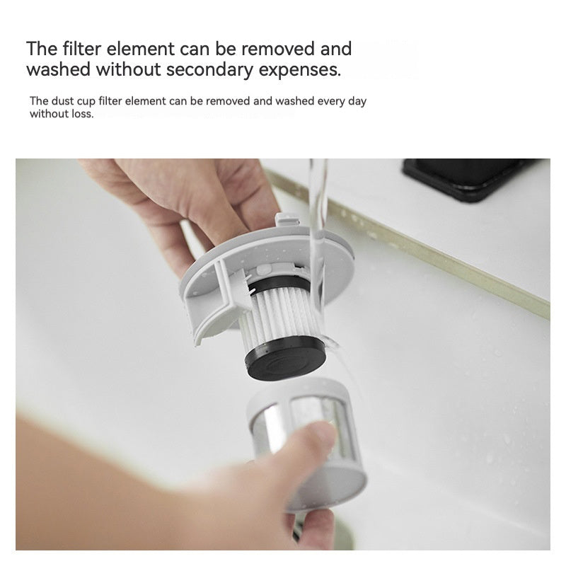 NEW Portable Vacuum Powerful Bed Vacuum Cleaner Rechargeable Portable Vacuum For Pet Hair Carpets Floors Blue Household Cleaning Supplies