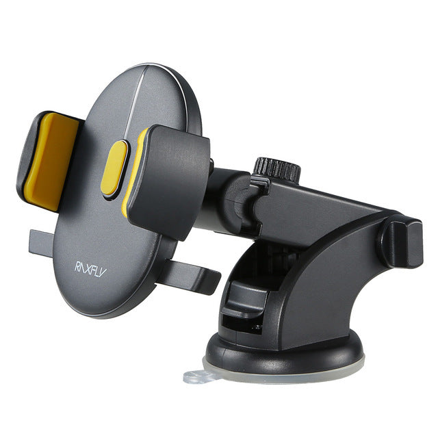 NEW Car Phone Holder Long Rod Telescopic Car Dashboard Suction Cup Type