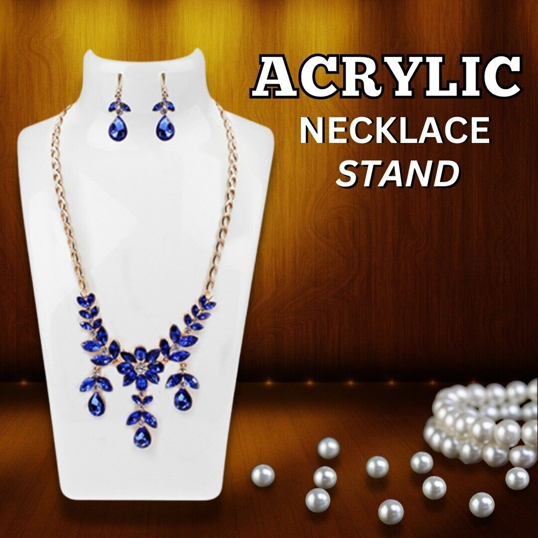 Acrylic Display Stand Necklace Pendant Bust Mannequin
