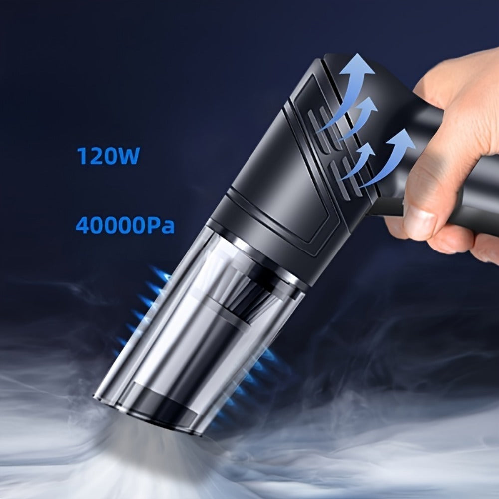 NEW White&Black Wireless Automobile Folding Vacuum Cleaner Hand-held High-power Strong Suction Vacuum Cleaner