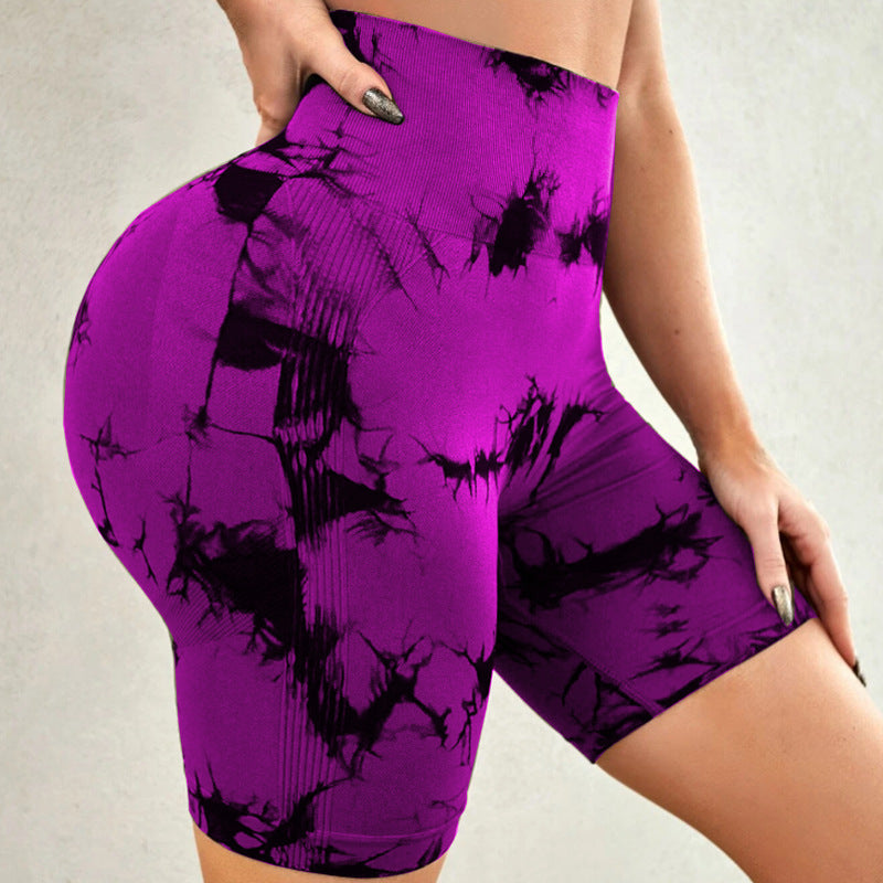 Tie-dye Printed Yoga Pants Summer