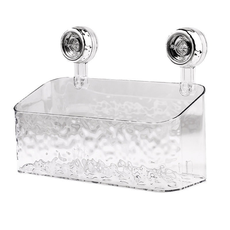 Washstand Bathroom Suction Cup Storage Rack Storage Box Bathroom Wall Sink Punch-free