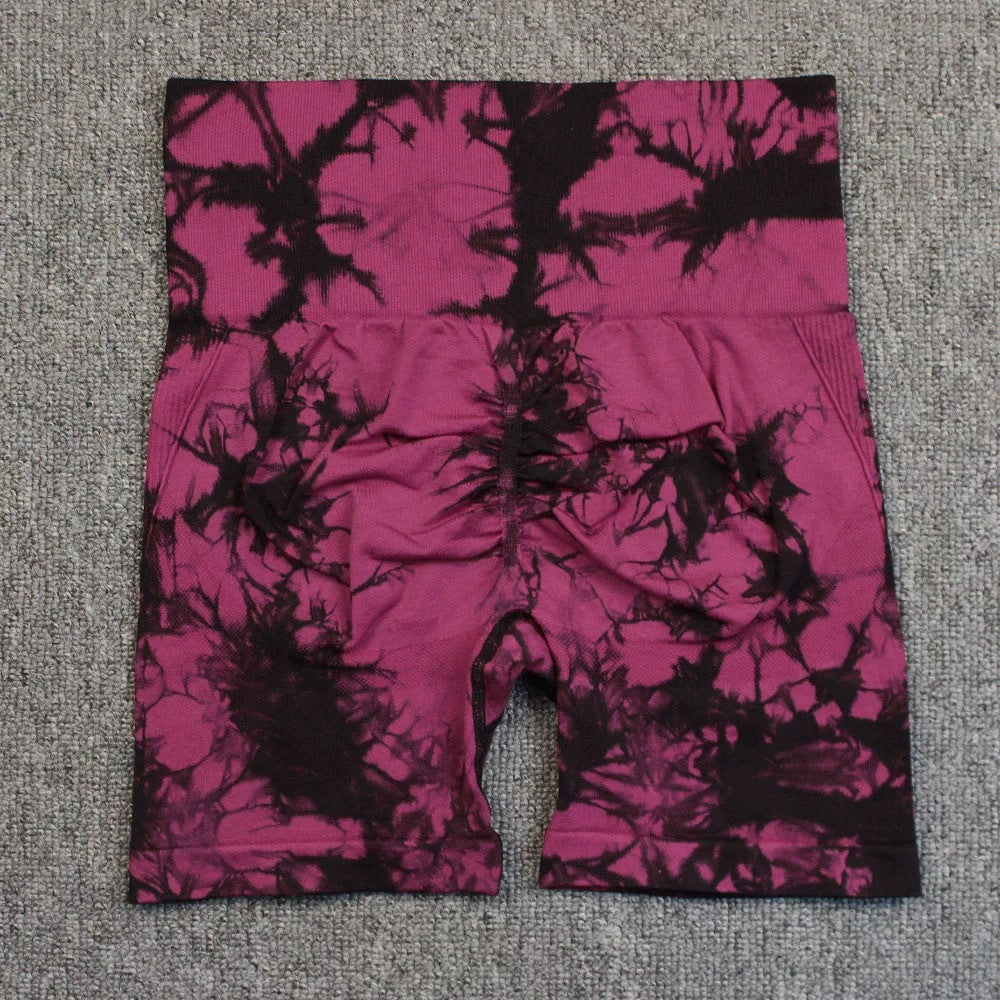 Tie-dye Printed Yoga Pants Summer