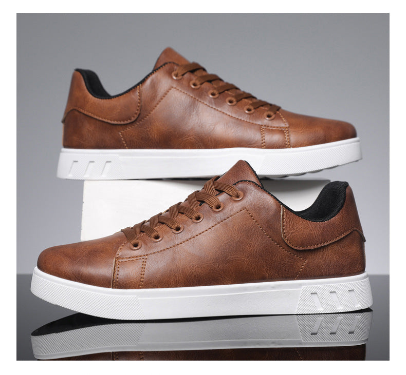 NEW Lace-up Flat Shoes Men&