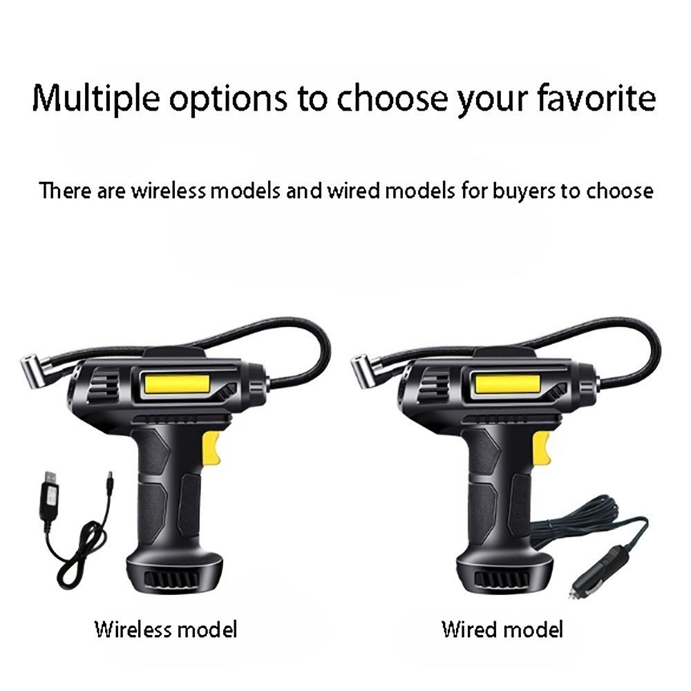 NEW Car Tire Inflator Wireless Intelligent Digital Display Portable Handheld Car Inflator Bicycle