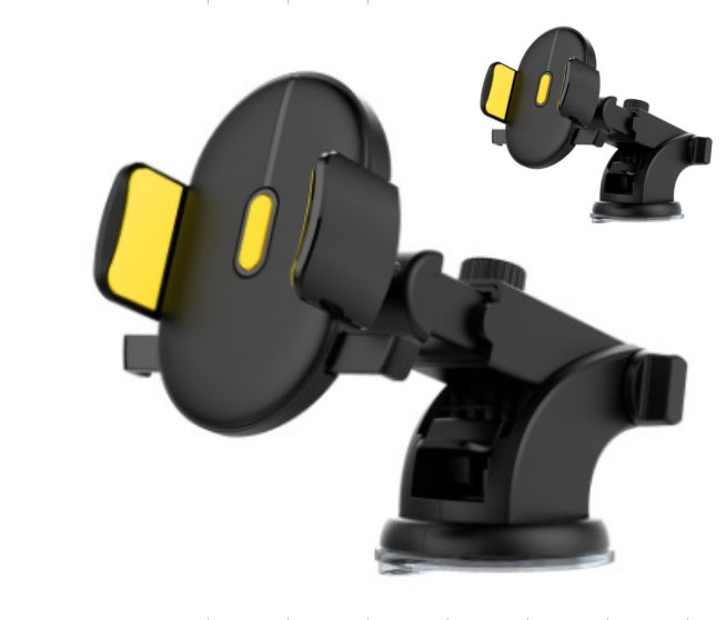 NEW Car Phone Holder Long Rod Telescopic Car Dashboard Suction Cup Type