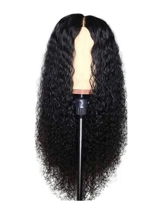 NEW AA Hair Front Wig Womens Brazilian Human Long Curly Lace Wavy Hair Wigs US 2023