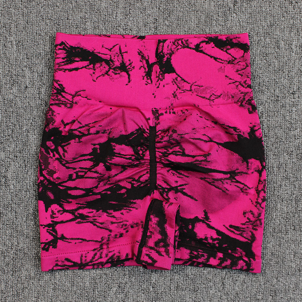 Tie-dye Printed Yoga Pants Summer