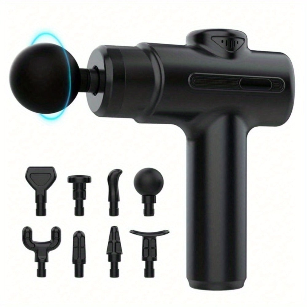 NEW Massage Gun Deep Tissue Percussion Massager For Athletes,Handheld Body Back Muscle Massager Gun With 8 Massage Heads