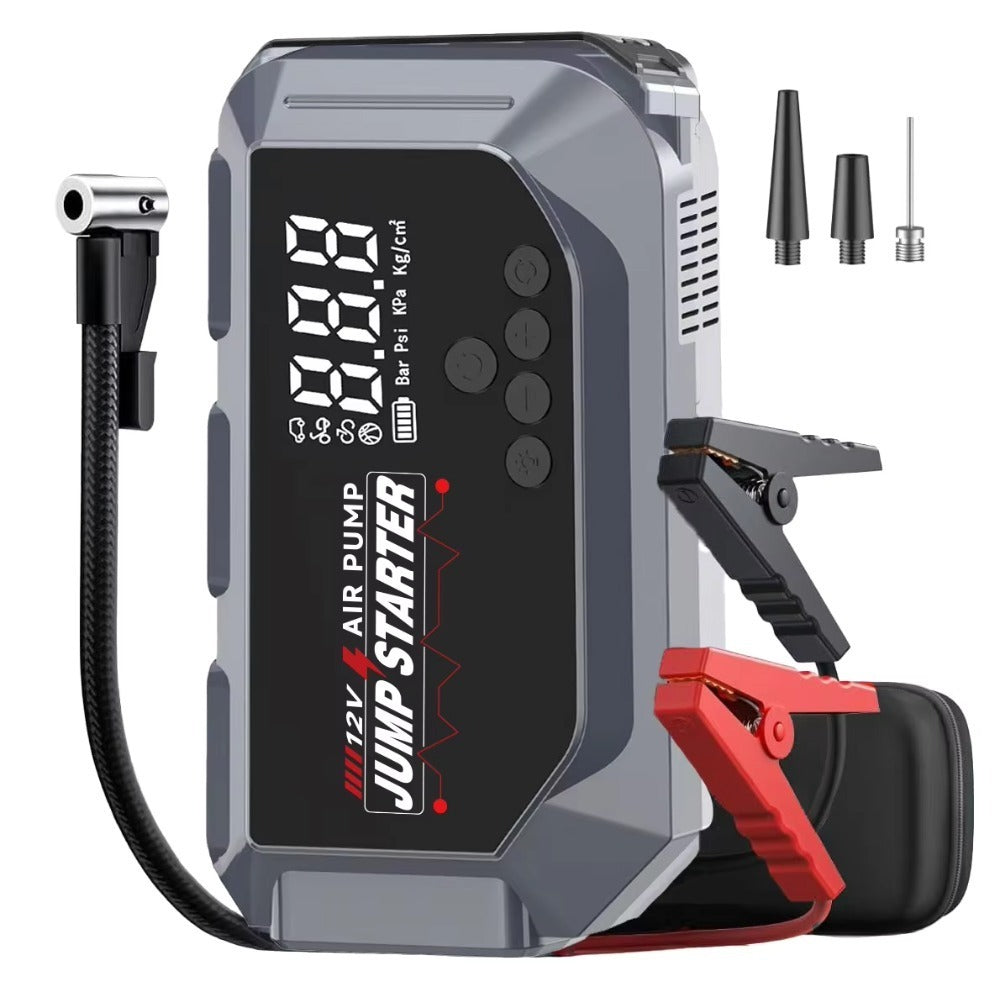NEW Car Battery Starter With Air Compressor 150PSI With Digital Tire Inflator 12V Car Battery