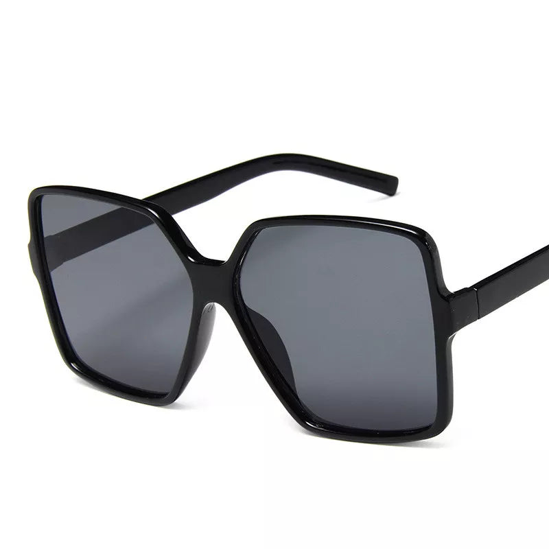 Women Oversized Sunglasses Gradient Plastic