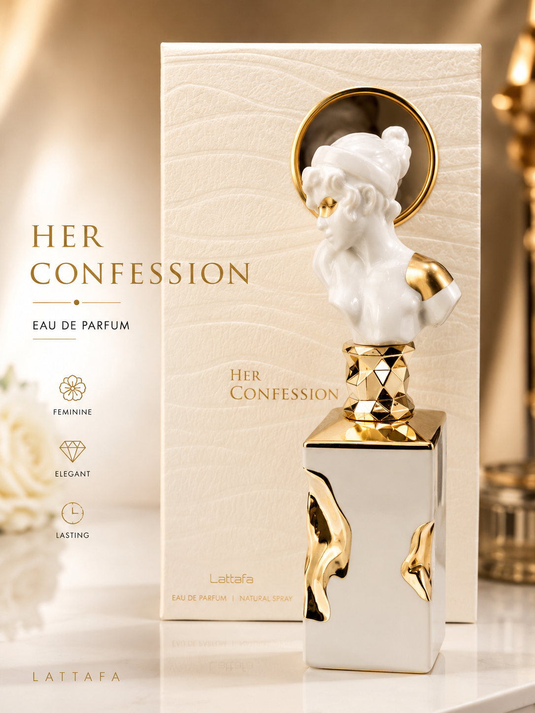 Her Confession Eau de Parfum by Lattafa – 100ml