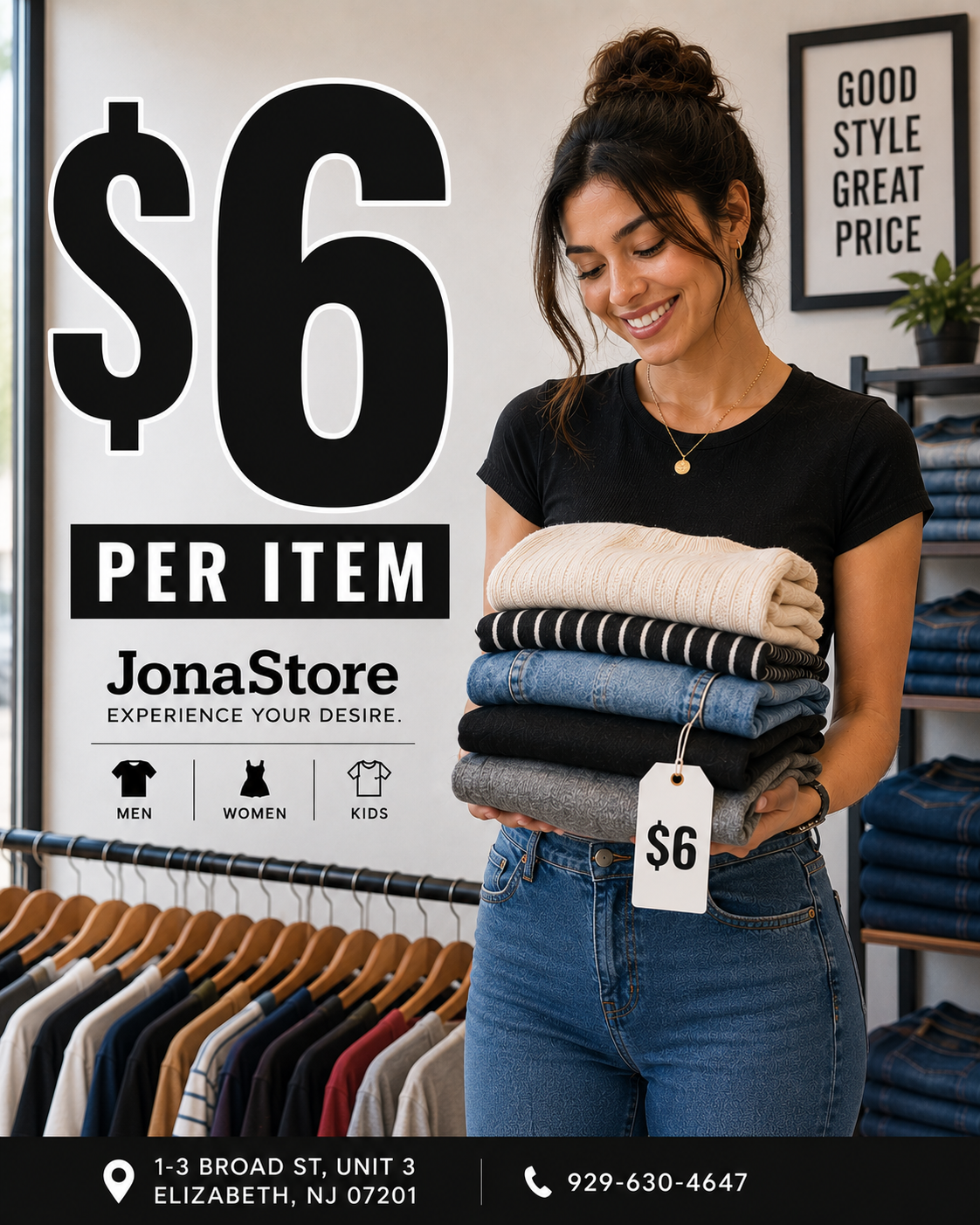 $6 Pre-Owned Clothes