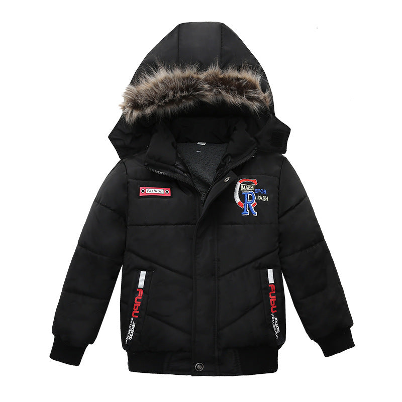 NEW Small And Medium-Sized Boys Cotton-Padded Jackets