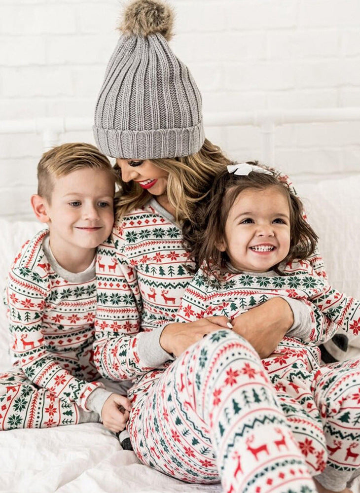 NEW Christmas Pajamas Family Matching New Year Father Mother Kids Baby Look Clothes Set Dad Mom And Daughter Son Pyjamas Outfit