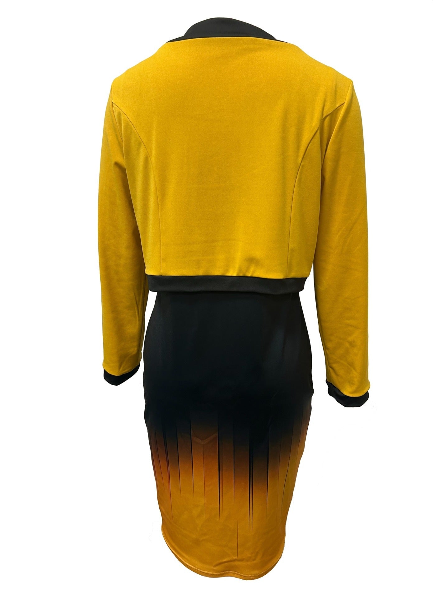 NEW Commuter Business Hip-wrapped Dress Two-piece Set