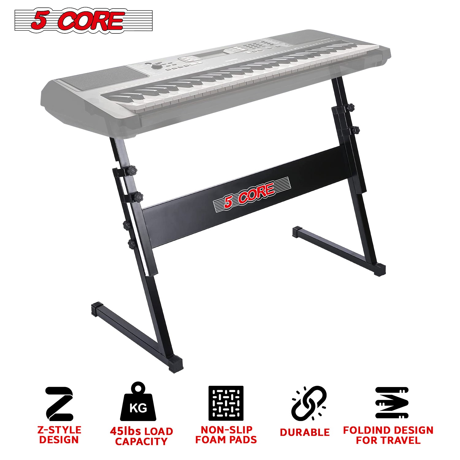 Soporte para teclado ajustable