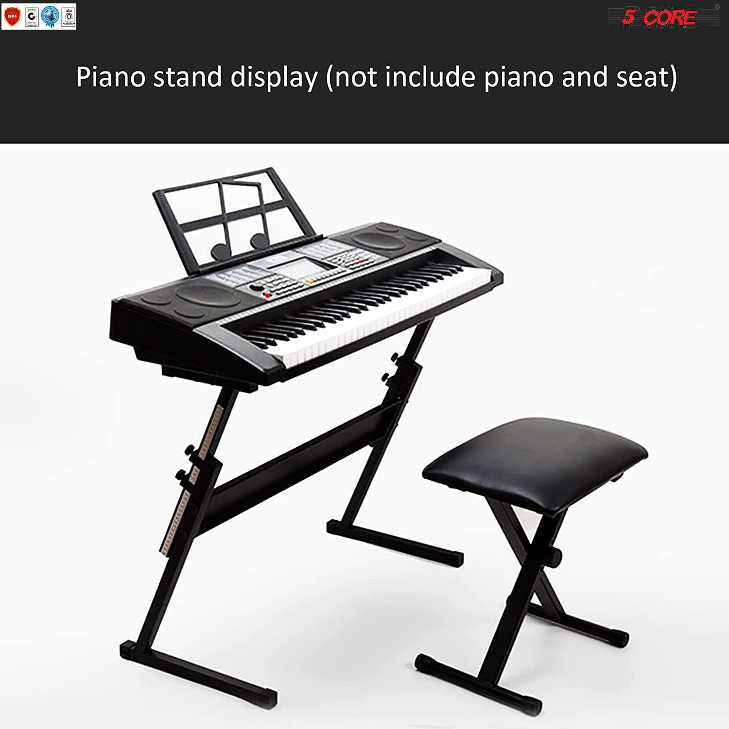 Soporte para teclado ajustable