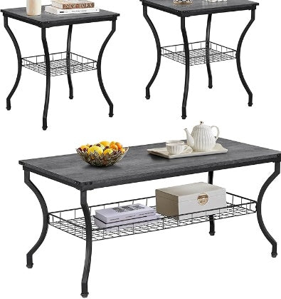 NEW 3-piece Living Room Set, Coffee Table And Coffee Table (US ONLY).