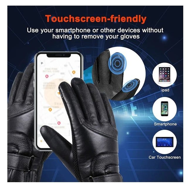 Electric USB Heated Gloves Winter Warming Thermal Ski Snow Hand Warm Windproof - JonaStore