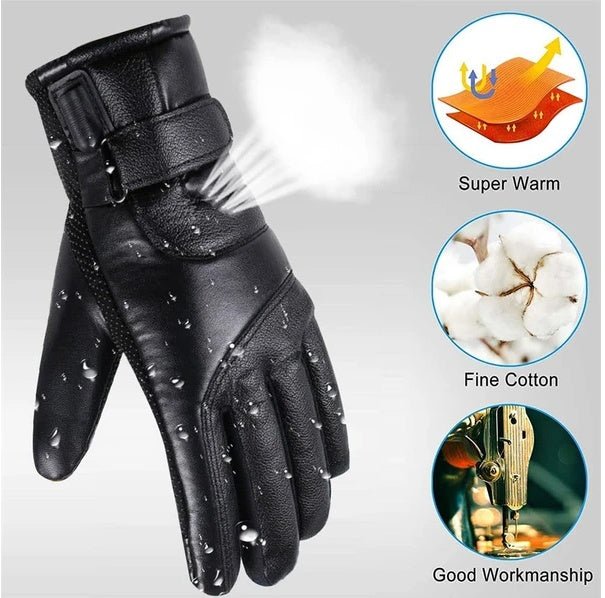 Electric USB Heated Gloves Winter Warming Thermal Ski Snow Hand Warm Windproof - JonaStore