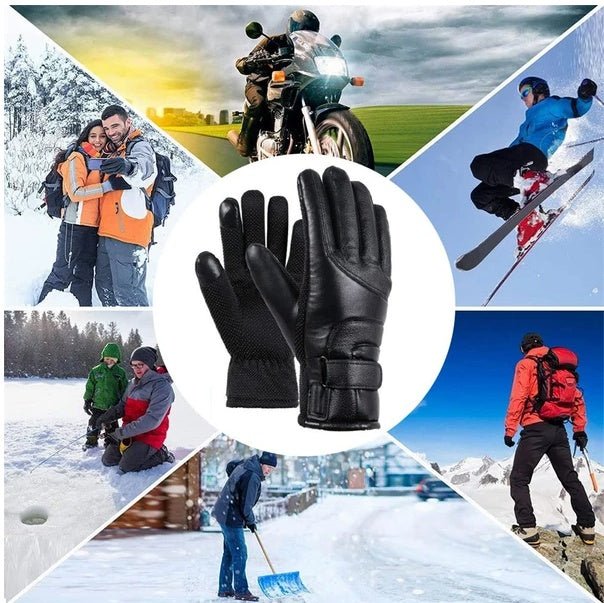 Electric USB Heated Gloves Winter Warming Thermal Ski Snow Hand Warm Windproof - JonaStore