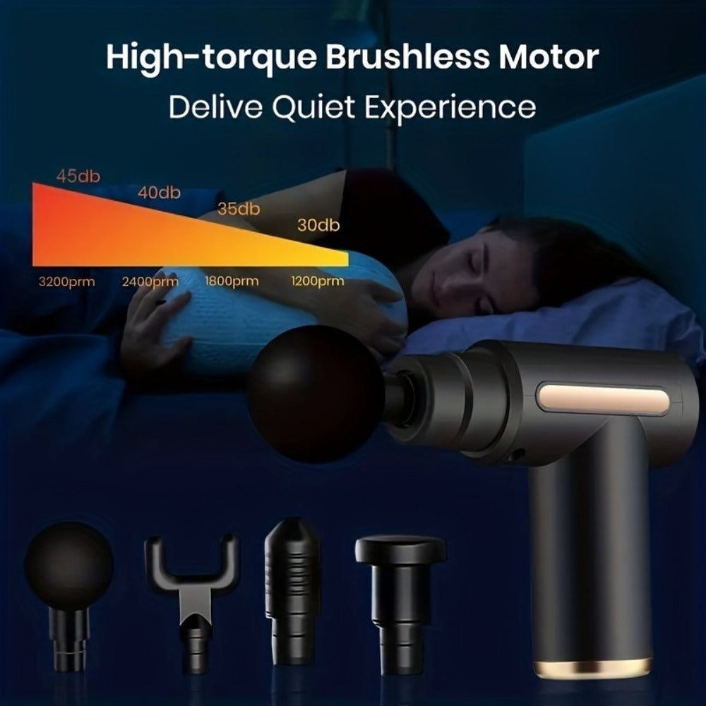 NEW Random Color Fascia Gun Household Portable Muscle Relaxer USB Rechargeable Small Massager Mini Fascia Gun