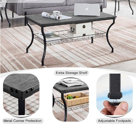 NEW 3-piece Living Room Set, Coffee Table And Coffee Table (US ONLY).