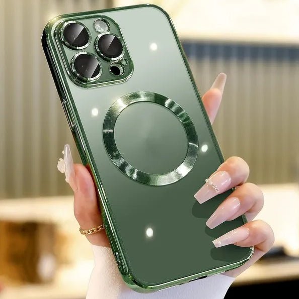 For 14 13 12 11 Pro Max Case Mag Safe Magnetic Camera Lens Cover - JonaStore