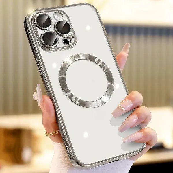 For 14 13 12 11 Pro Max Case Mag Safe Magnetic Camera Lens Cover - JonaStore