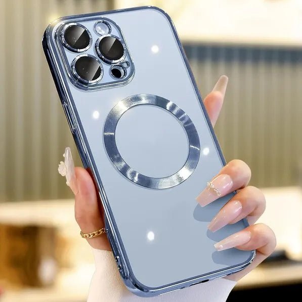 For 14 13 12 11 Pro Max Case Mag Safe Magnetic Camera Lens Cover - JonaStore