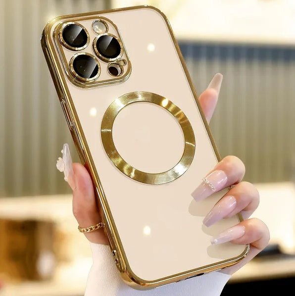 For 14 13 12 11 Pro Max Case Mag Safe Magnetic Camera Lens Cover - JonaStore