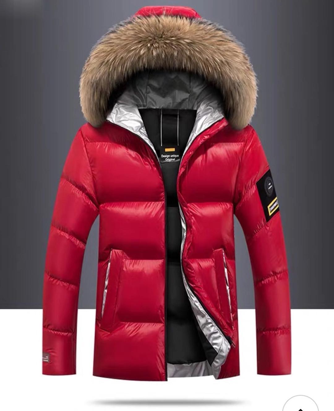 Shiny hooded down padded jacket - JonaStore