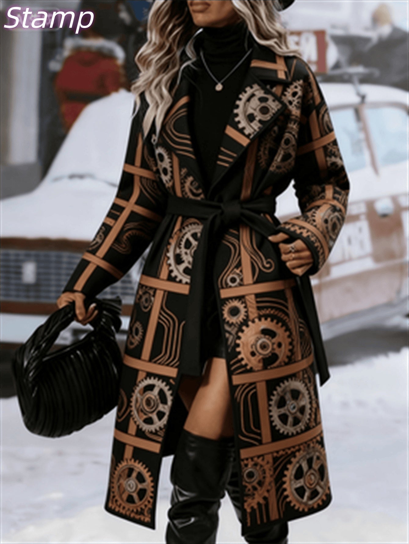 Fashionable Casual Long Coat