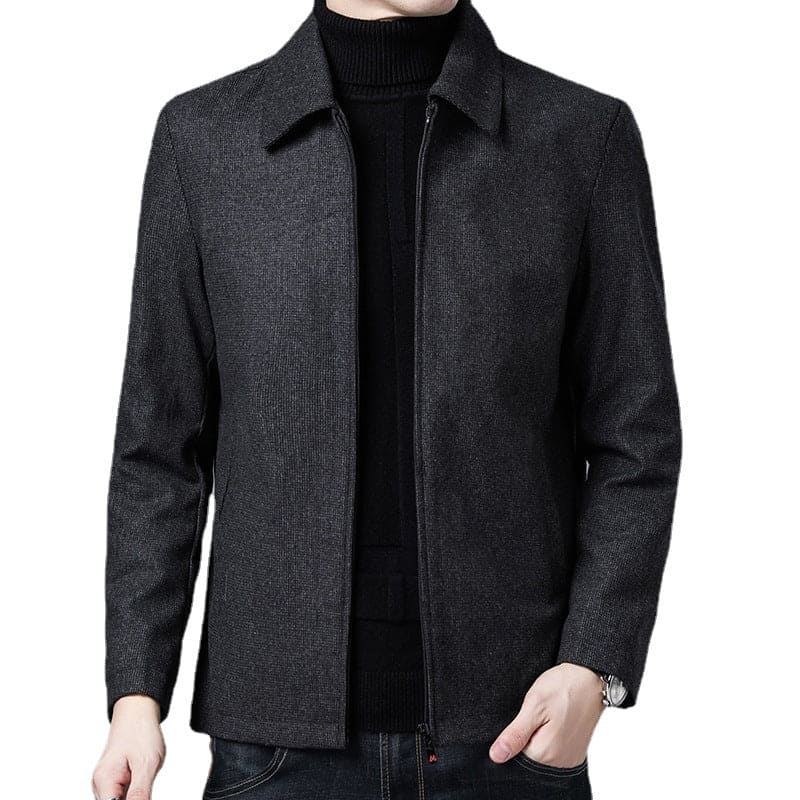 r Jacket Zipper Coat Basic Style - Jona store