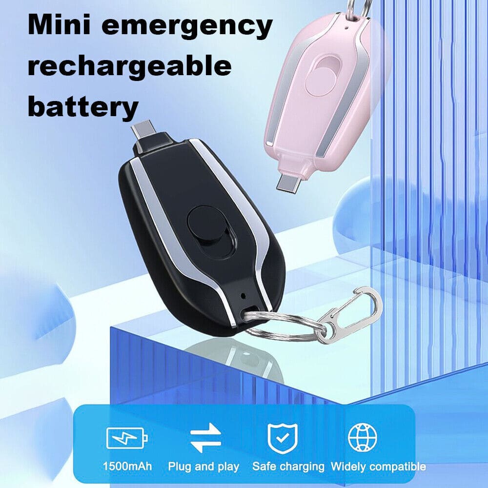 Mini Power Emergency Pod Keychain Charger - Jona store