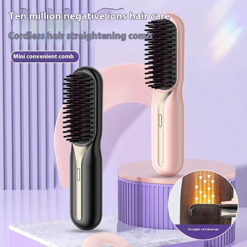 NEW Home Straight Comb Wireless Charging Hair Straighteners