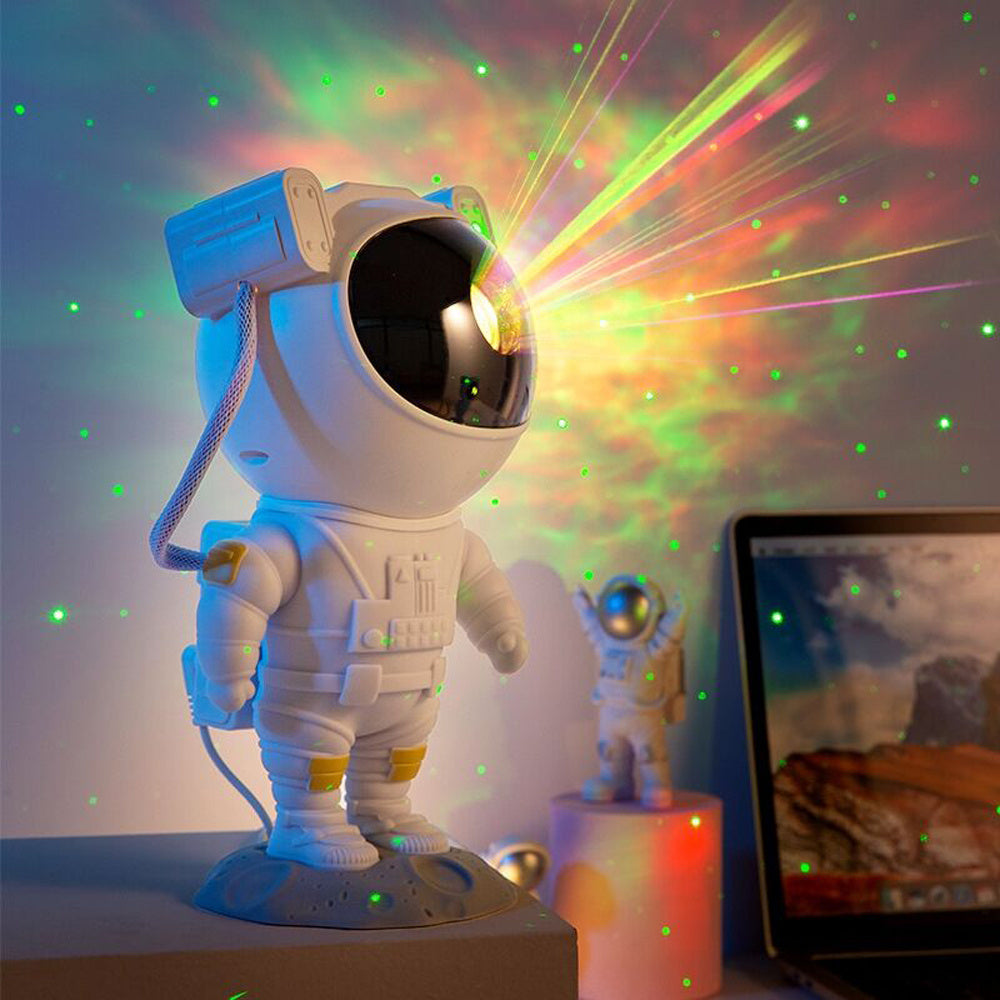 NEW Creative Astronaut Galaxy Starry Sky Projector Nightlight USB Atmospher Bedroom Table Lamp