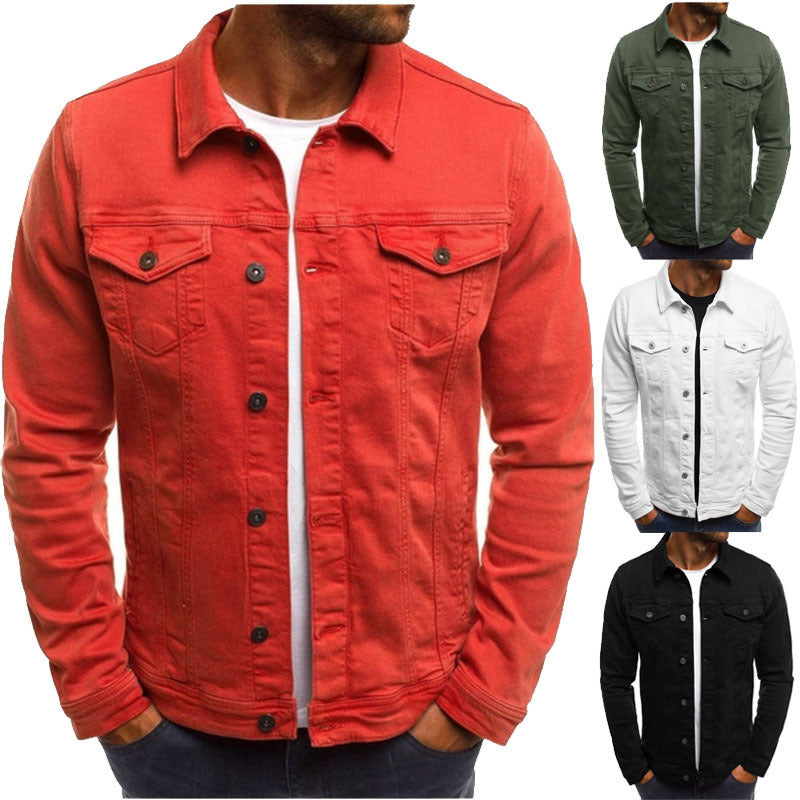 NEW Casual Men Jacket Button Shirt