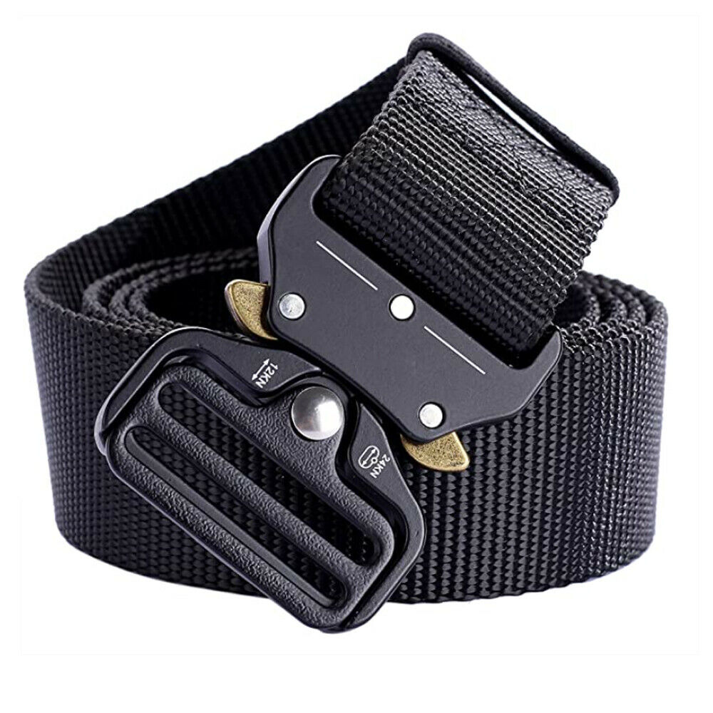 NEW Military Tactical Belt Heavy Duty Security Guard Working Utility Nylon Waistband