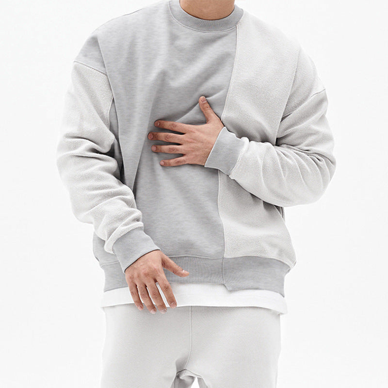 NEW Pullover Round Neck Sweater Loose Men Clothes