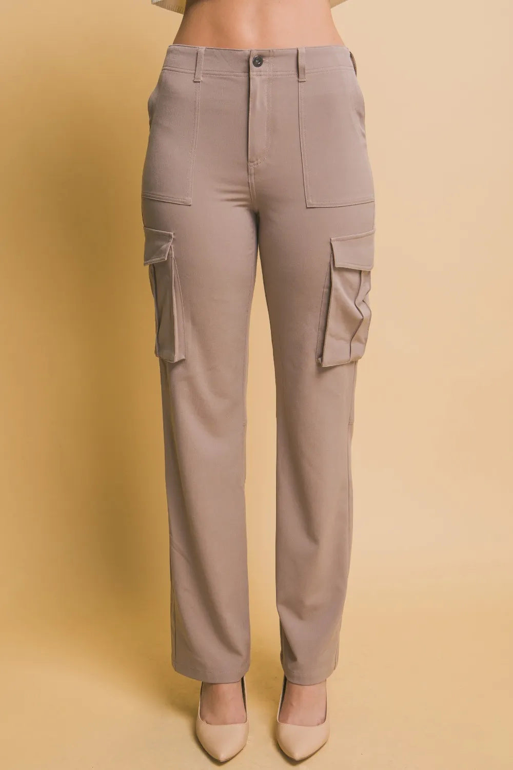 NEW Love Tree High Rise Cargo Pants With Pockets