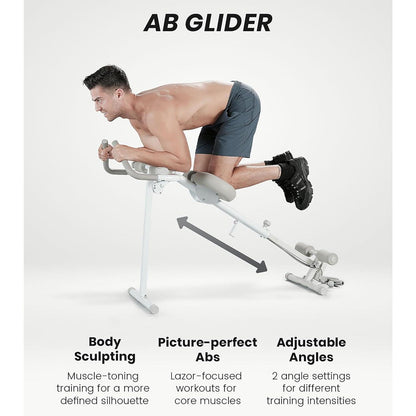 Pro Max Home Gym 4-in-1 Fitness Equipment Rowing Machine, Leg Press, Abdominal Glide, Roman Chair, Fitness Equipment For Abdominal And Core Strength Training