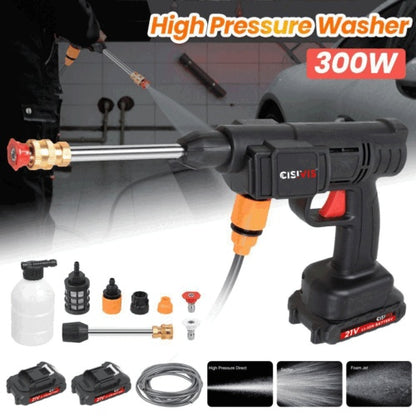 Cordless Electric High Pressure Washer Spray Water Gun Portable Spray Household