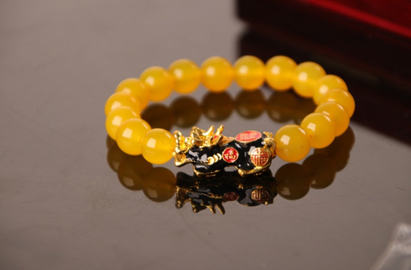 NEW 3D Gold Plated PiXiu Bracelet