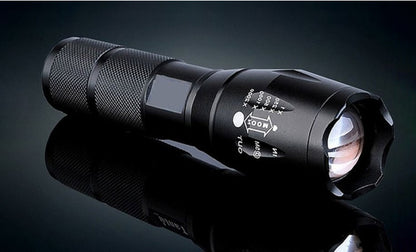 NEW Portable Mini Flashlight LED ZOOM Torch Hunting Zoomable Flashlight Torch Light