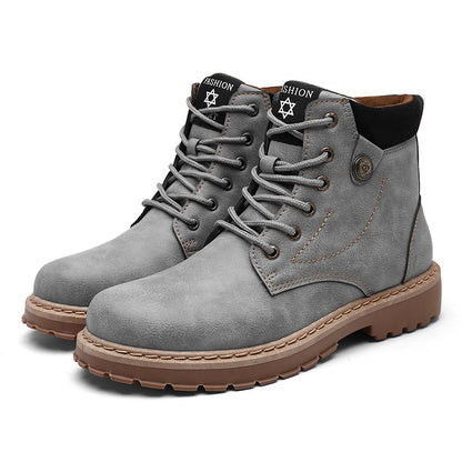 High-top British Style Martin Boots High Quality Working Casual Shoes