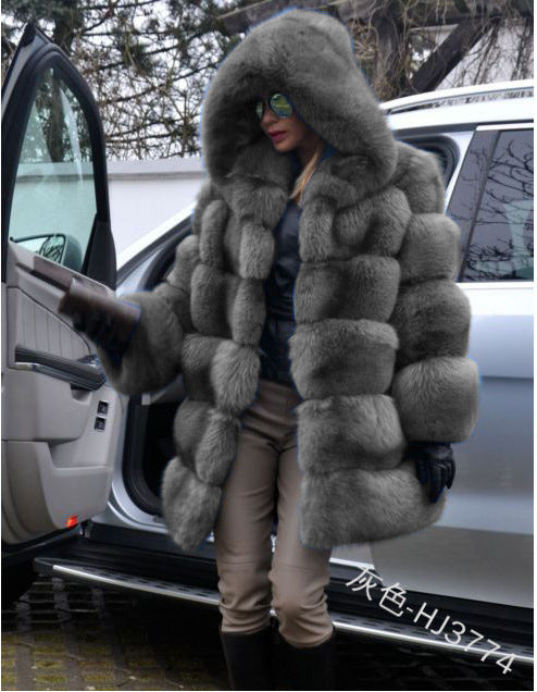 NEW Women Luxury Winter Warm Fluffy Faux Fur Short Coat Jacket